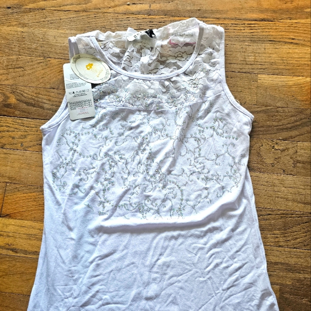Gertie White Lace Women's Top